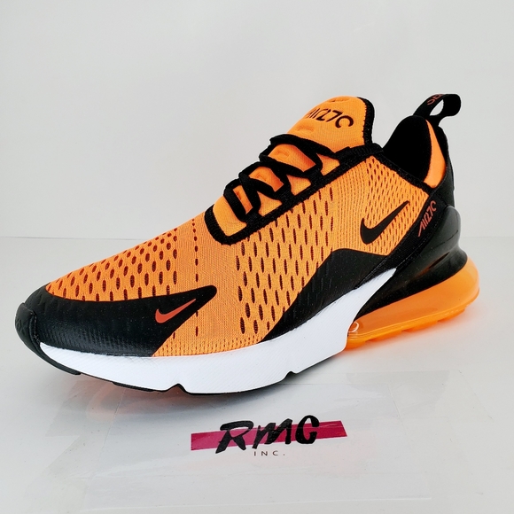 Nike Air Max 270 Total Orange Black White Orange - Picture 2 of 8